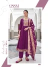 Resham Vol 3 By Ossm Viscos Roman Silk Kurti With Bottom Dupatta